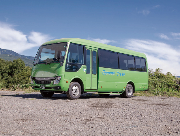 スクールバス マイクロ（緑）