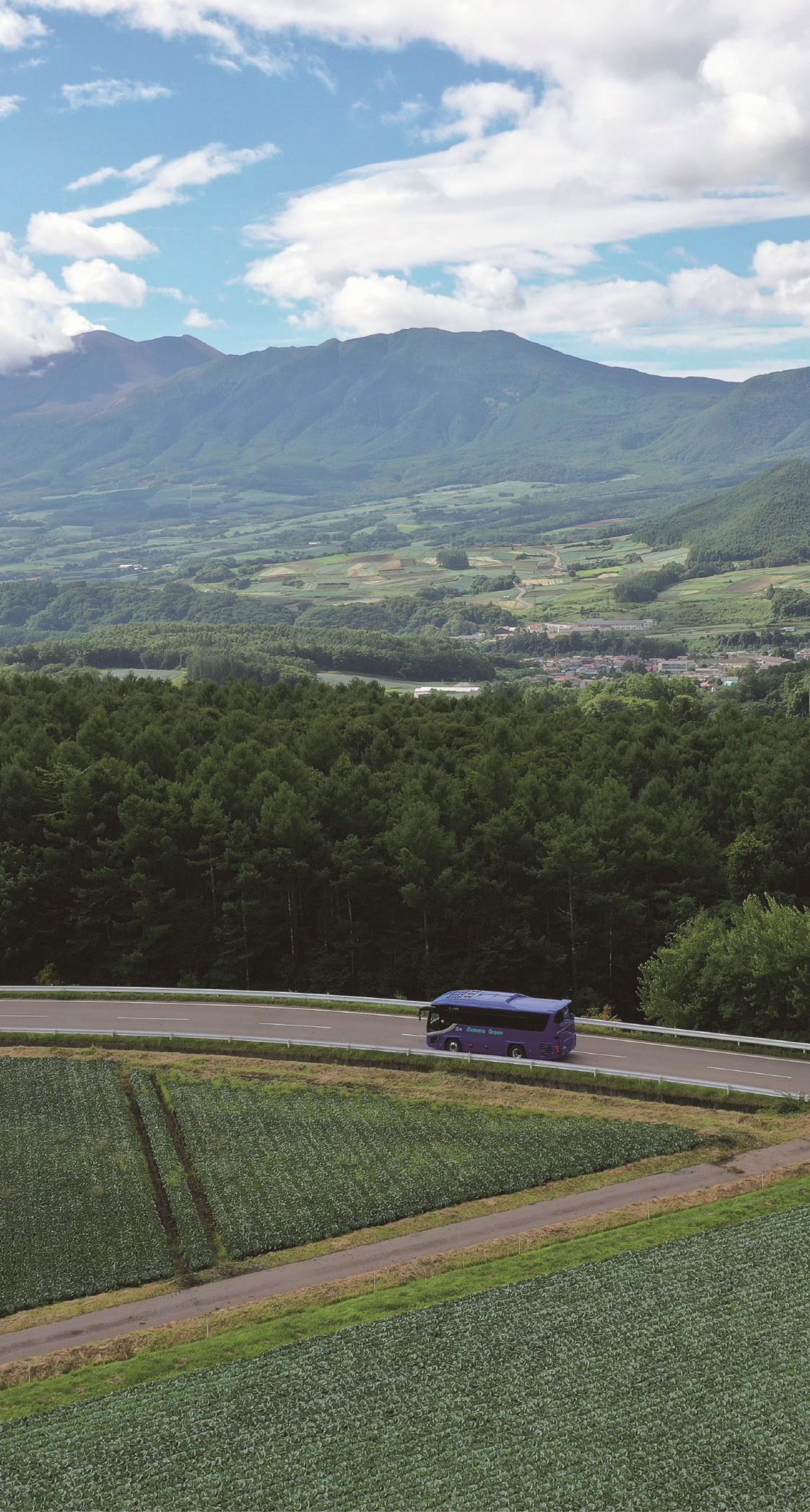 群馬の大自然を走る群馬グリーン交通のバス